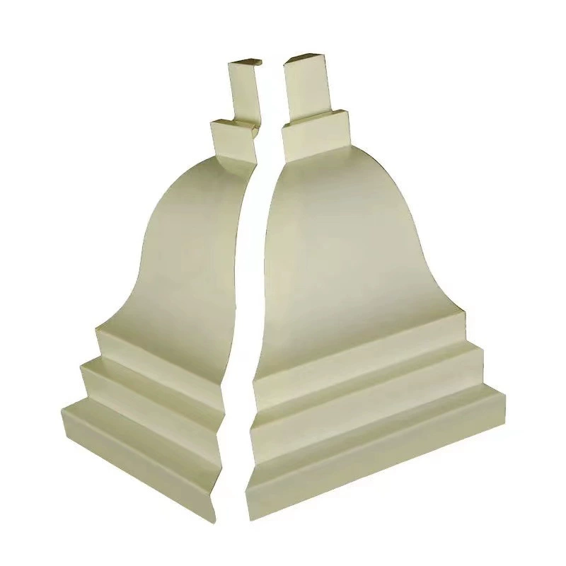 Форма для карниза с угловой вогнутой линией, шаблон для строительства домов в европейском стиле, цементная форма для отливки на месте, декоративная отделка наружных стен и водостоков.
