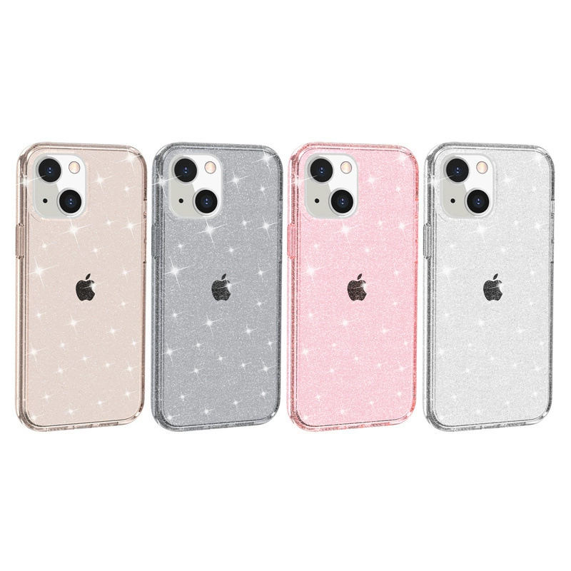 Чехол для телефона Apple iPhone 16 совместимый, защита от падений, блестящий прозрачный дизайн