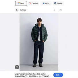 现货欧美秋冬季男士轻薄棉服休闲纯色绗缝保暖短款拉链连帽外套