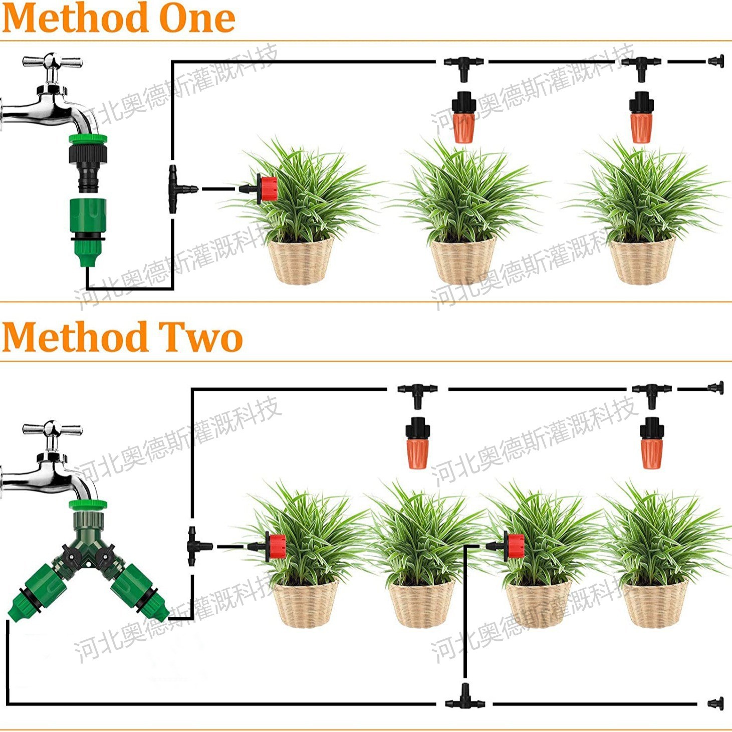 Traje de riego por goteo al por mayor transfronterizo 30 m DIY dispositivo de riego jardinería humidificación enfriamiento automático sistema de riego por goteo