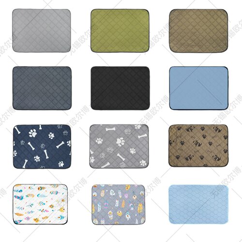 Pet Washable Urine-Proof Pads, Large Size; Strong-Absorbent Dog Pads; Thick-Style Pet Training Mats—All-Washable