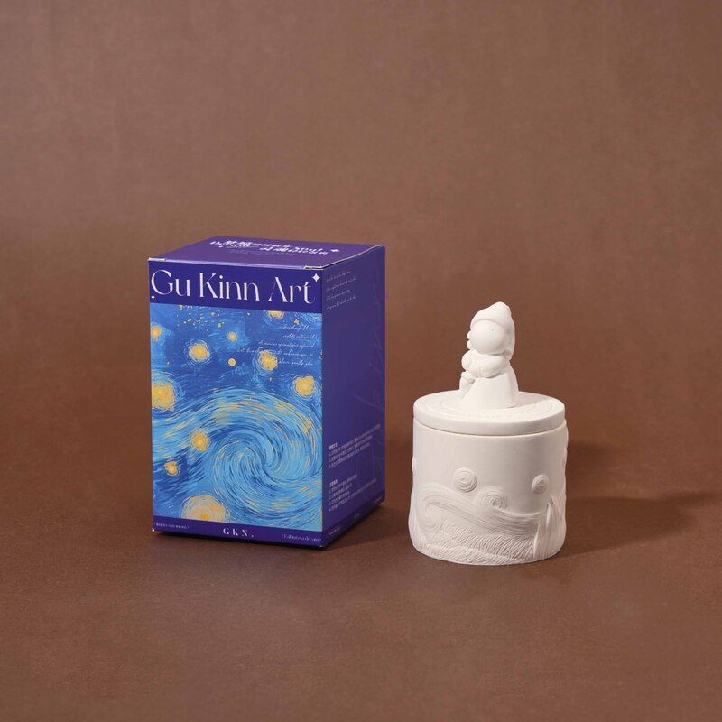 梵高星月夜香薰蜡烛礼盒小众女生生日礼物闺蜜结婚新婚伴手礼文创|undefined