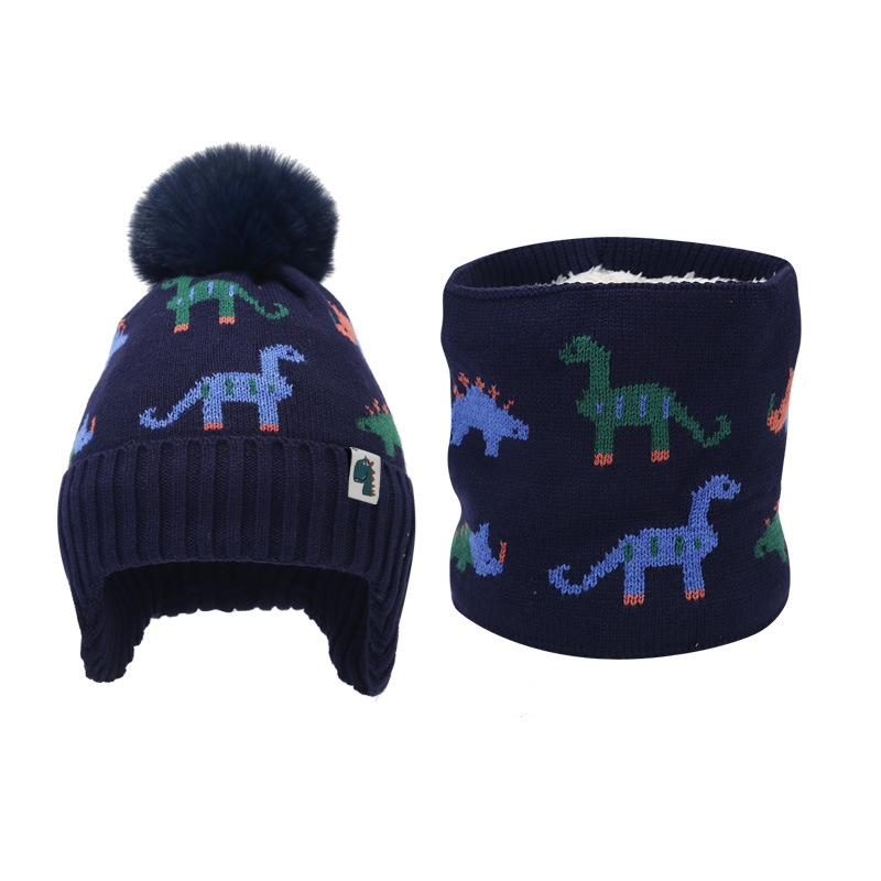 Men's Cartoon Style Color Block Beanie Hat display picture 1