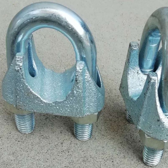 青岛五金厂供应741卡头钢丝绳锁扣绳夹钢丝卡子美式卡头规格齐全