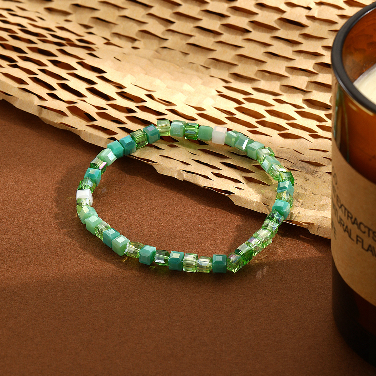 hot selling bracelets are versatile and high end Bohemian elastic line summer crystal bracelet set_voghion.com