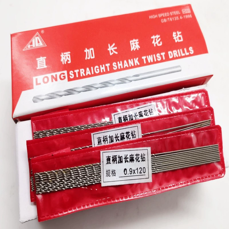 Hong'an red box удлиненное сверло с прямой ручкой HSS удлиненное сверло тонкое удлиненное спиральное сверло 60 длинное 80 длинное 100 длинное 120 длинное