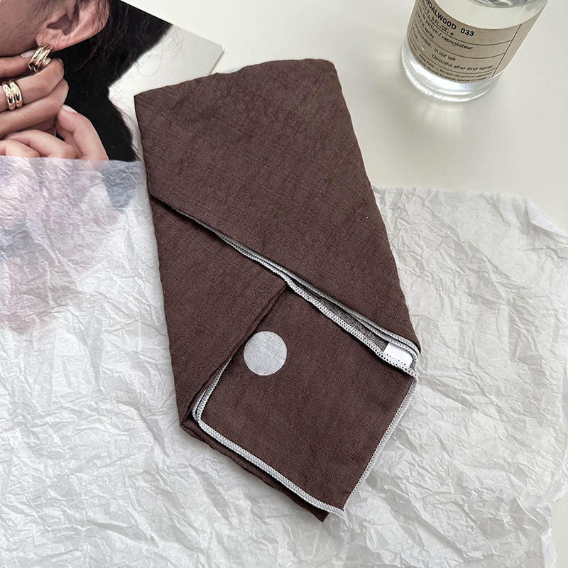 55 bufanda de seda, cinturón para el cabello, algodón y lino, bufanda cuadrada pequeña, arte coreano, moda de todo fósforo, primavera y otoño, nueva bufanda de temperamento, bufanda