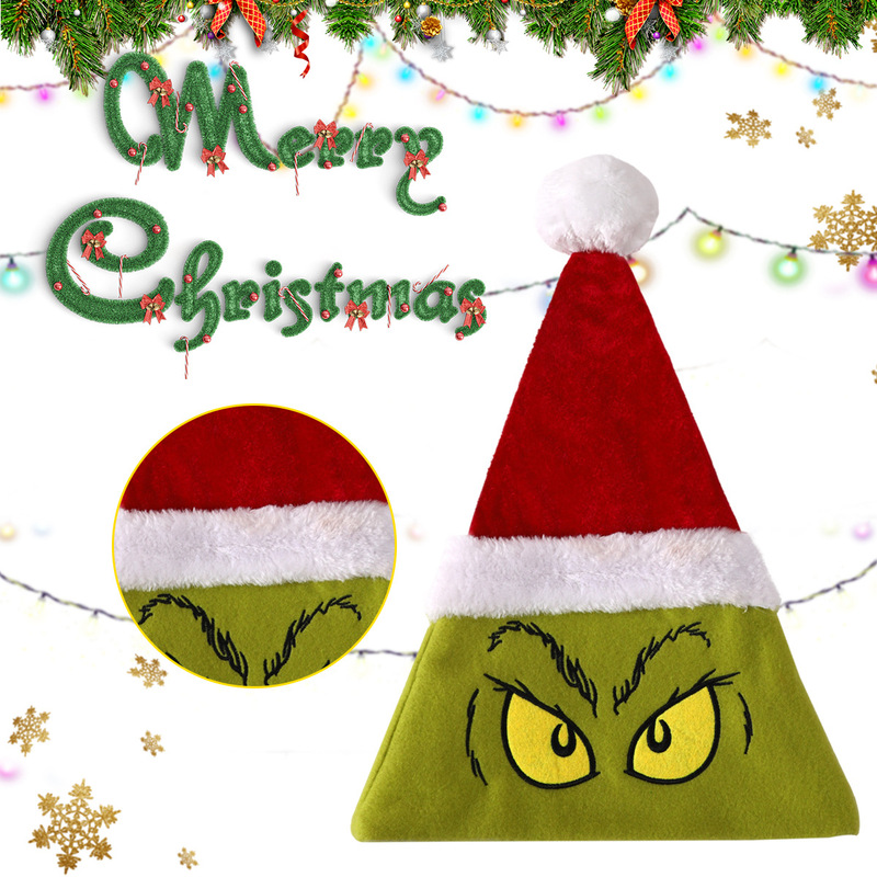 Grinch Hot Selling Cartoon Animation Christmas Hat Adult Children Christmas Gift Decoration Cartoon Christmas Hat Grinch Hot Selling Cartoon Animation Christmas Hat Adult Children Christmas Gift Decoration Cartoon Christmas Hat