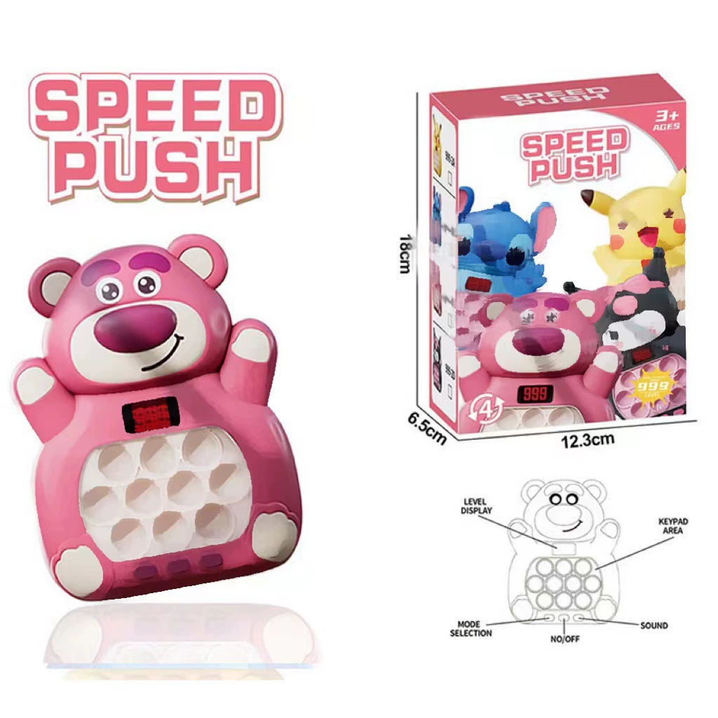 Three dimensional game console anti-stress "Gopher", smart toy, anti-stress