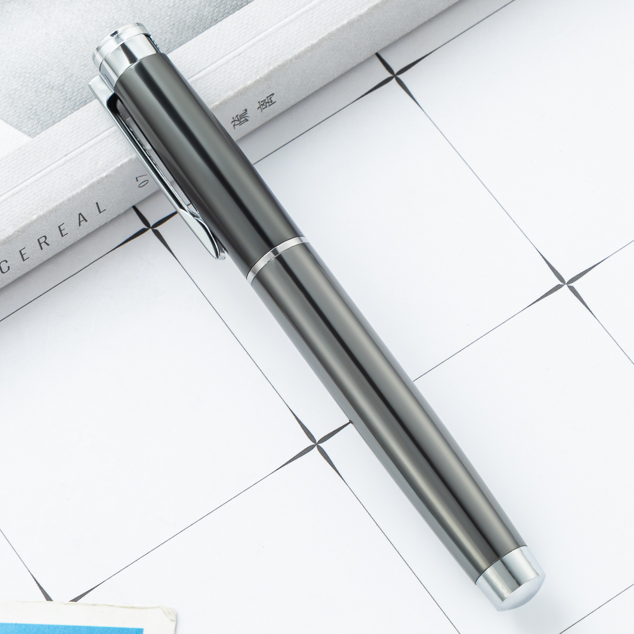 Oficina de negocios lápiz de firma de metal regalos lápiz de bola de metal imprimible logotipo fabricante al por mayor lápiz negro neutro