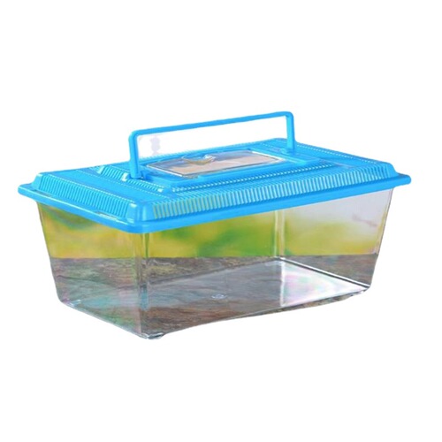 Mini Portable Pet Box Aquarium Plastic Tank Fish Bottle Turtle Tank Turtle Box Goldfish Tank Wholesale