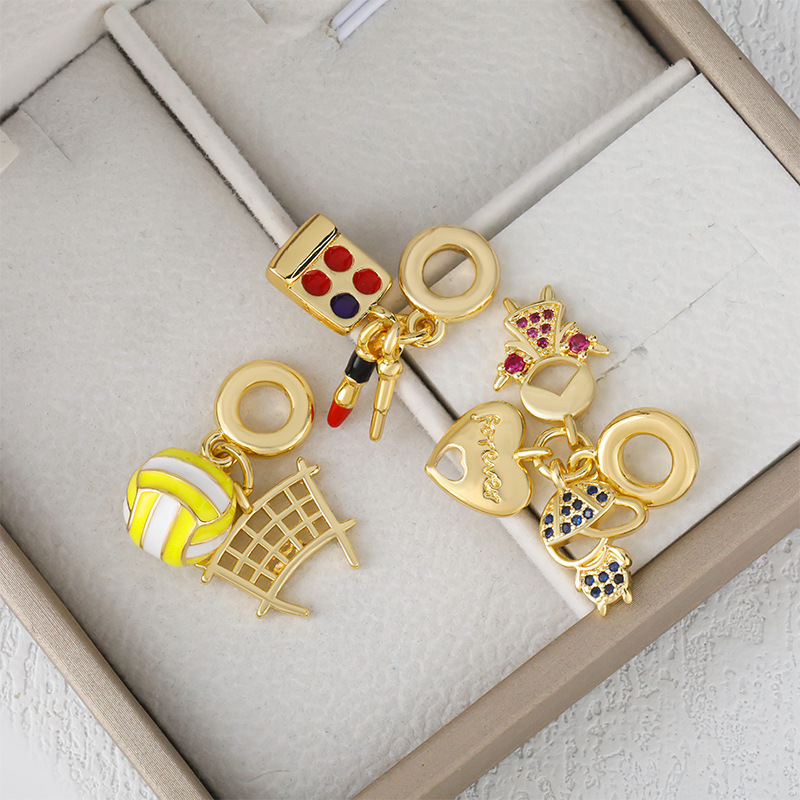 Lu District Hot New Hot Selling Cute Girls High Heels Love Color Oil Dropping Zircon Bracelet Accessories Lu District Hot New Hot Selling Cute Girls High Heels Love Color Oil Dropping Zircon Bracelet Accessories