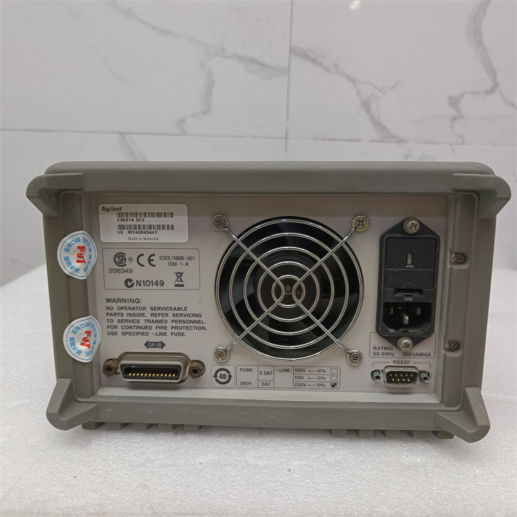 安捷伦E3631A 80W三路输出电源，6V和 ±25V，1A