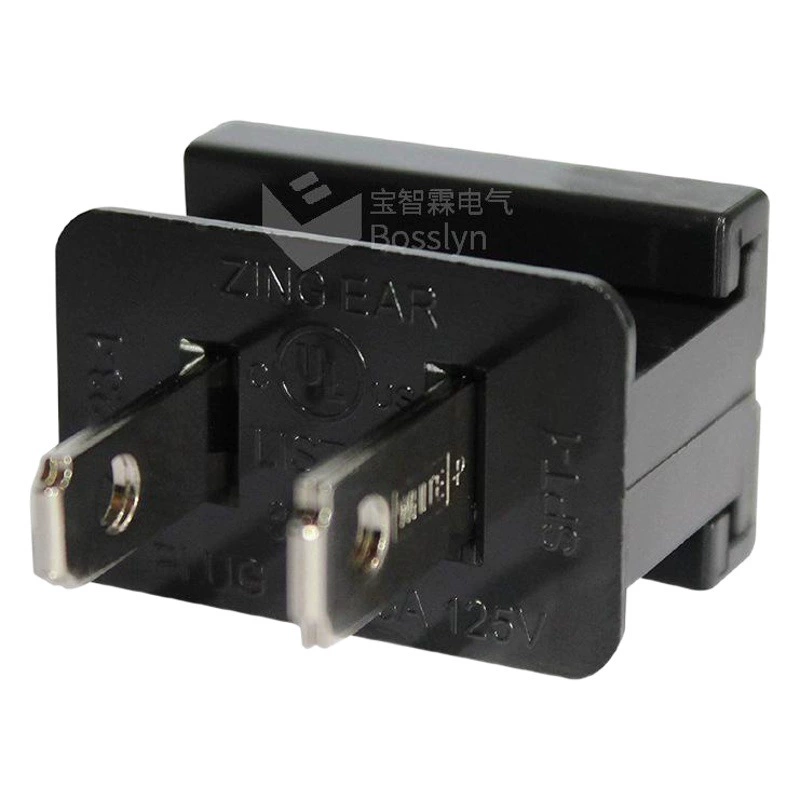 SPT-1 SPT-2 Американская стандартная Заглушка с быстрой пряжкой, штекер для подключения американского рождественского света, штекер 8A 125V