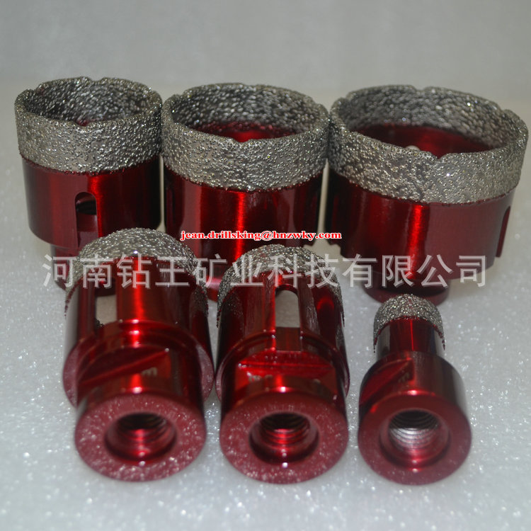 厂家M14角磨机专用钎焊金刚石开孔器大理石岩板混凝土打孔钻头批