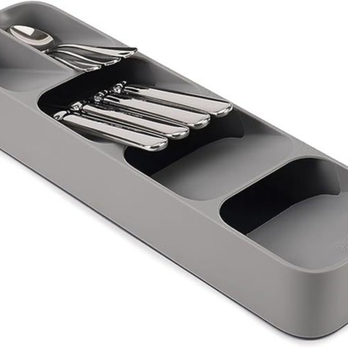 Caja de almacenamiento retráctil para cubiertos, organizador de cucharas, estante de almacenamiento para cocina, caja de varios compartimentos para cajones, fabricante en stock