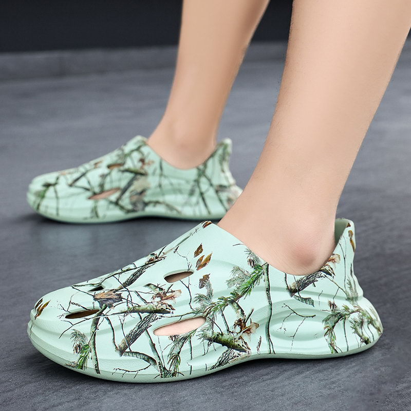 Sandalias y pantuflas antideslizantes de suela gruesa de estilo chino para hombres y mujeres