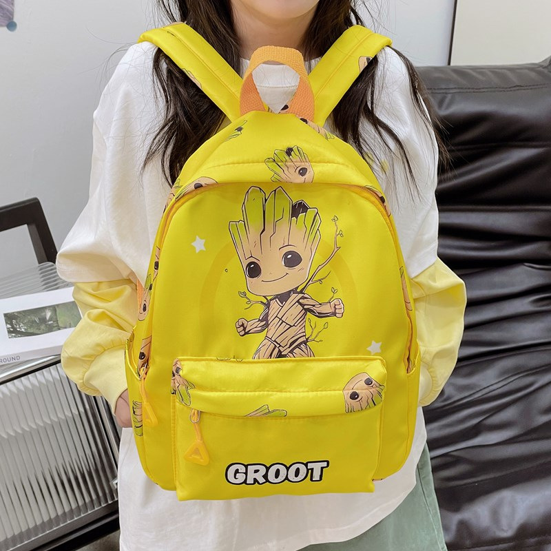 Iron Man Boys Mochila Moda Nuevas niñas Mochila para niños Anime Dibujos animados Mochila escolar de primer grado de gran capacidad