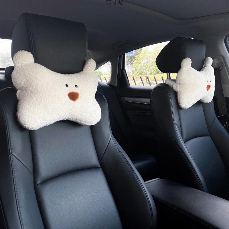 자동차 머리 받침 봉제 사계절 보편적 인 귀여운 베개 허리 베개 조수 자동차 목 베개 도매