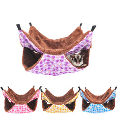 Small pet double-layer warm hammock nest hamster warm nest squirrel sugar glider two-layer hammock