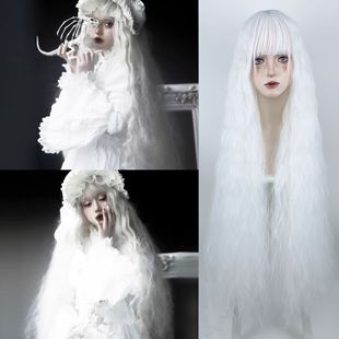 �ٰlŮ 100CM����ɫ�R�����L���lɭϵLolita��������ë�������^Ƥ