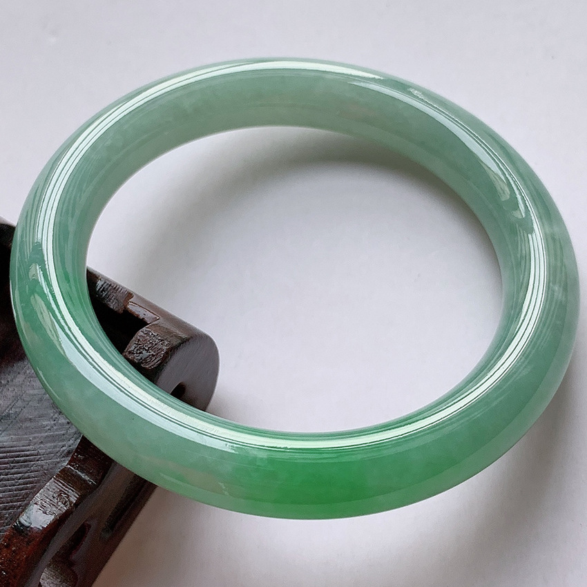 Natural Burmese Type A Jadeite Bracelet Jade Bangle_voghion.com
