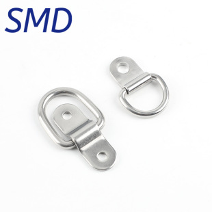 304 stainless steel D-ring D-ring pull ring floor fixing truck tow rope buckle hook strap photo frame hook