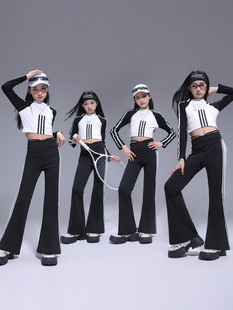 Jazz Dance Girls Clothing Girls Jazz Suit Kidsren's Hip-Hop Performance Clothing Trendy Girl Group Catwalk Dance Performance Clothing