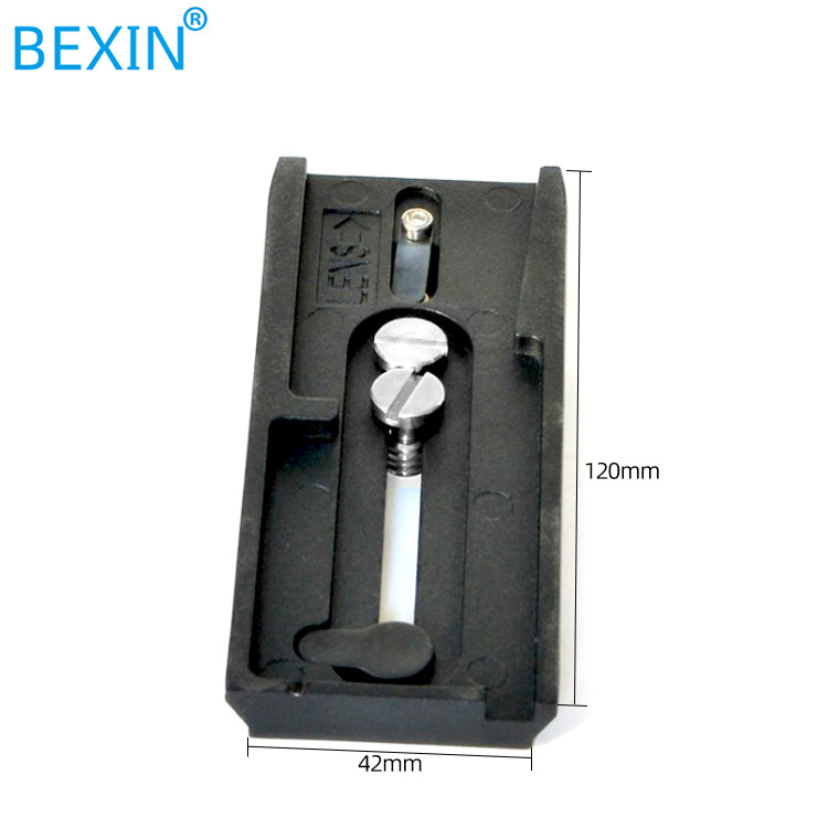 90mm 120mm 501PL alargado Placa de liberación rápida compatible con manfutu Bino plataforma hidráulica placa P200 Placa de liberación rápida