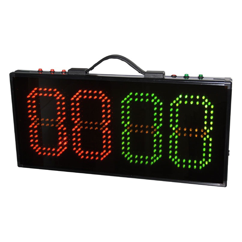 Tianfu TF-FB5202 football match electronic replacement card make-up time function single-sided replacement card red and green double color