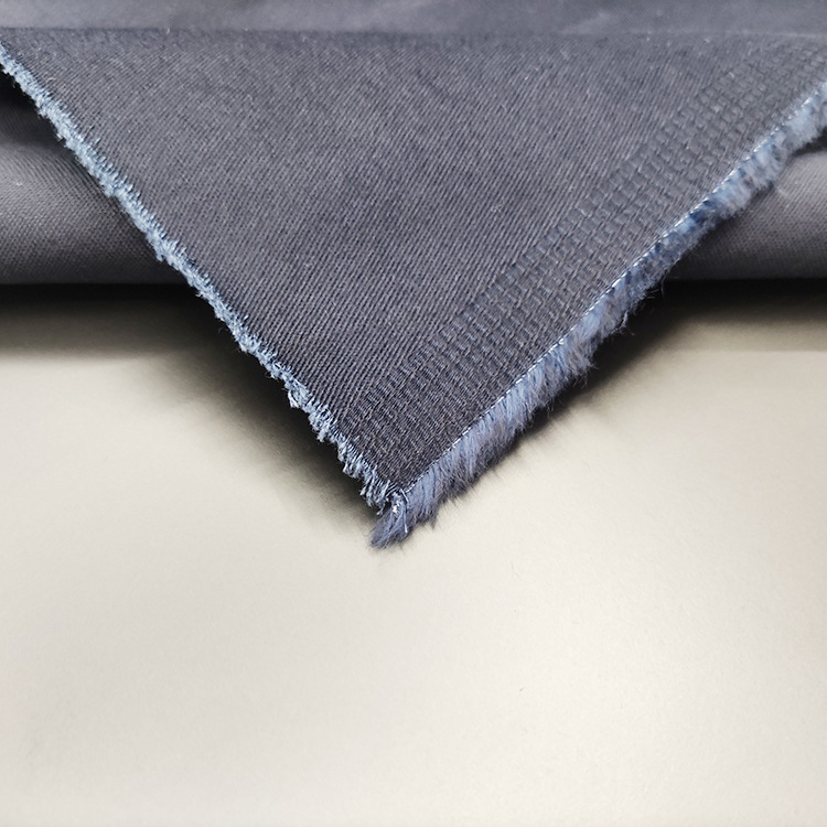 Ropa nueva tendencia de algodón de piel de melocotón elástico tela de spandex twill