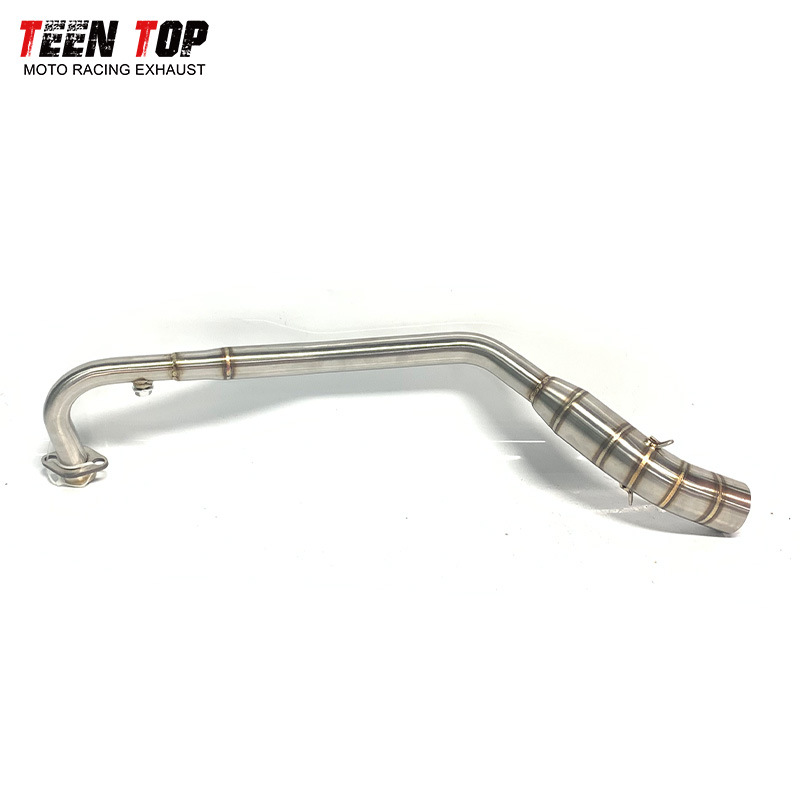 Suitable for Kawasaki Z125 Motorcycle Stainless Steel Modified Front Exhaust Pipe Z125 Exhaust
