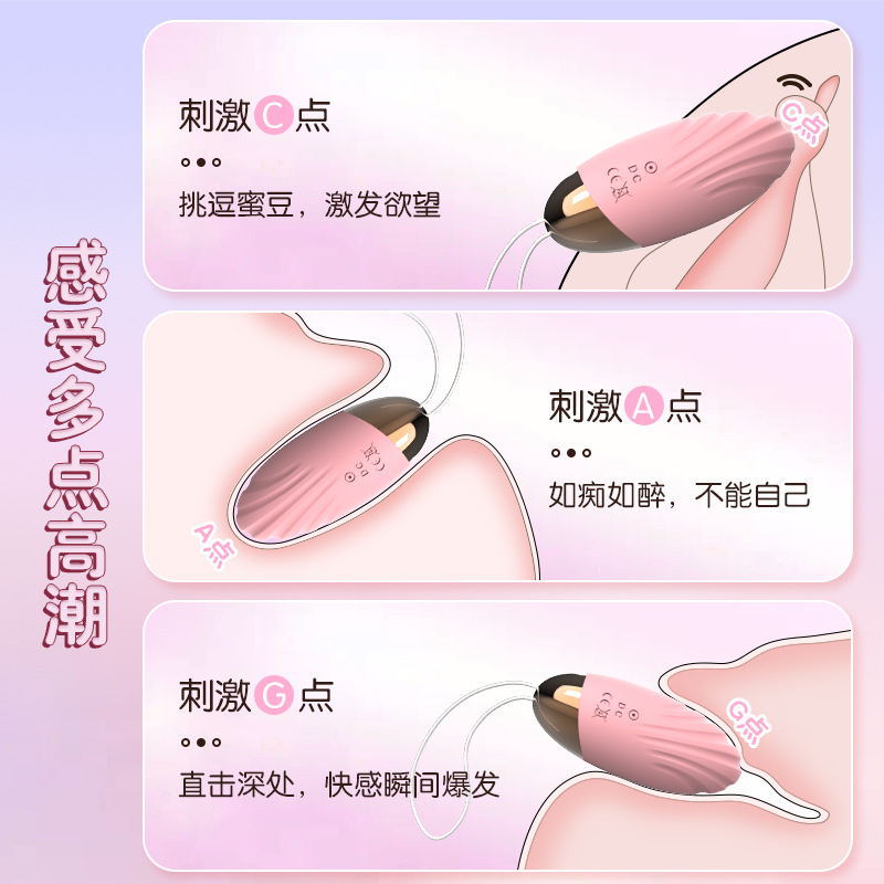 Revitalizing Gladiator Remote Control Variable Frequency Wireless Egg Vibrator with Heating Massage for Women's Erotic Adult Toy