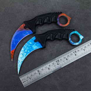 厂家直销游戏CSGO爪刀 户外防身把玩收藏csgo YA批覆爪子刀多款选-阿里巴巴