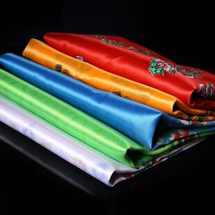 Five-color Hada Eight Auspicious Xizang Jewelry Lengthened and Widened Auspicious Printing Pattern Gift Hada