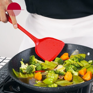 厂家批发硅胶厨具硅胶锅铲不粘锅炒菜锅铲子耐高温家用加厚中华铲