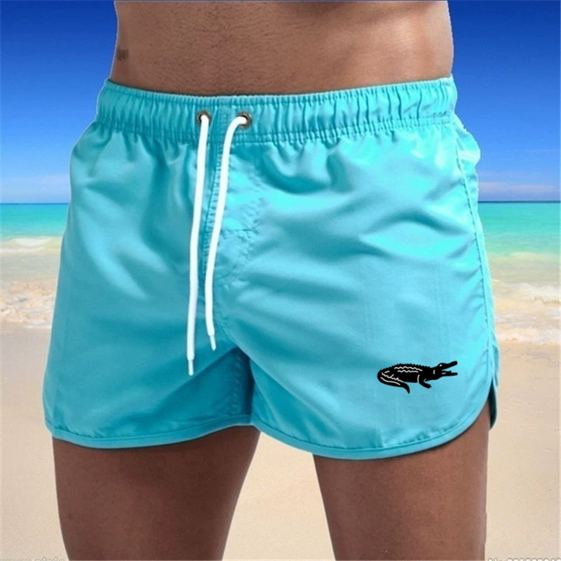 Модные пляжные многоцветные спортивные шорты, коллекция 2021, Aliexpress, полиэстер