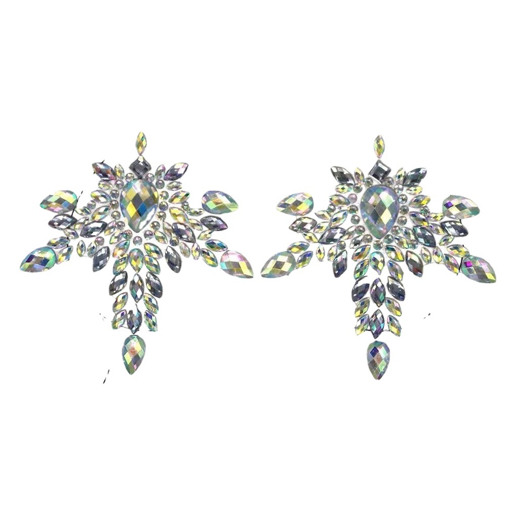 Venta caliente pegatinas de pecho sexy bikini pegatinas de pecho equipo de carnaval transfronterizo decoraciones navideñas damas Chest patch