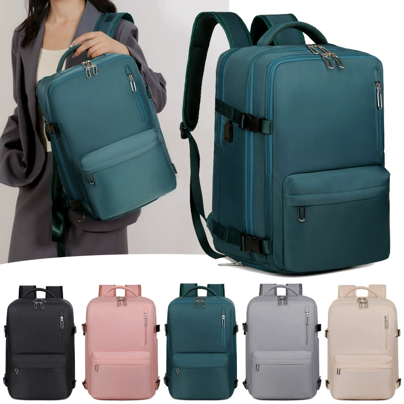 Universal capacious backpack for men and women, fashionable laptop for traveling, business version, high-quality style