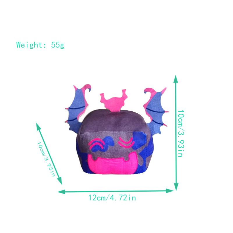 Nuevo producto transfronterizo Devil Fruit Toy bloxfruit juego periférico muñeco de peluche caja de muñecas en stock