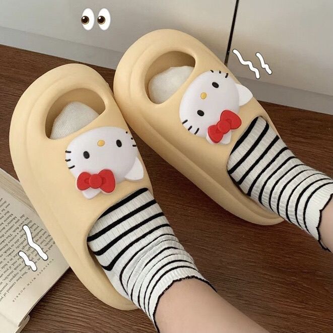 노란색 큰 kt 고양이