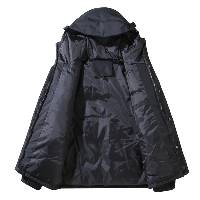 Chaqueta de plumón al por mayor 2023 invierno pato blanco abajo ropa de trabajo chaqueta engrosada chaqueta a prueba de frío ropa de trabajo de los hombres abajo chaqueta