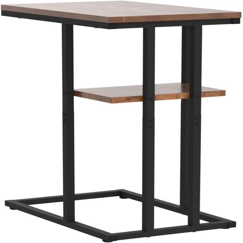 Mesa lateral, mesas de té, mesas de cabezal de cama, mesas de esquina, sofá, sala de estar, mesa lateral, armario, mesa cuadrada, pequeña mesa redonda móvil