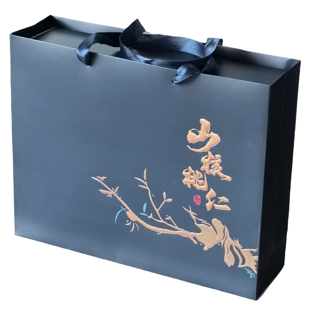 Caja de regalo de nuez de Xinshan caja de carne vacía 1 kg 2 kg caja de regalo de oro rojo enlatada bolsa de mano