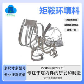 不锈钢矩鞍环25  38  50英特洛克斯环化工塔内件金属散堆填料