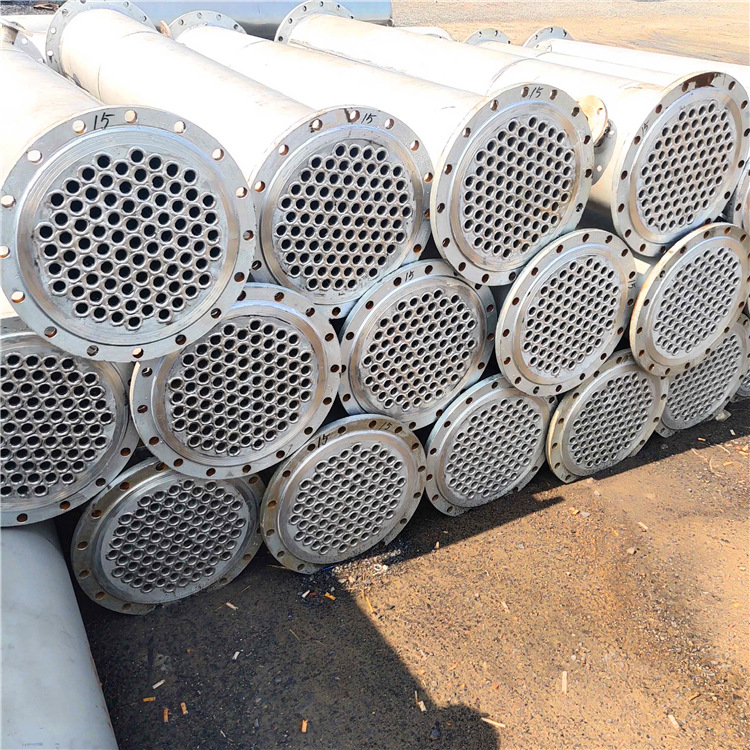 处理二手 列管冷凝器  石墨块冷凝器 二手管式换热器