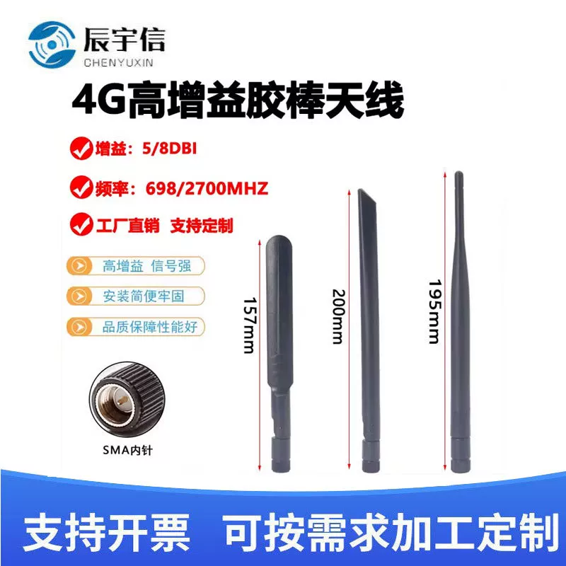 4G/LTE всеволновая внешняя антенна GSM/GPRS/2G/NB модуль, высокоусиленная складная стержневая антенна с клеевым основанием