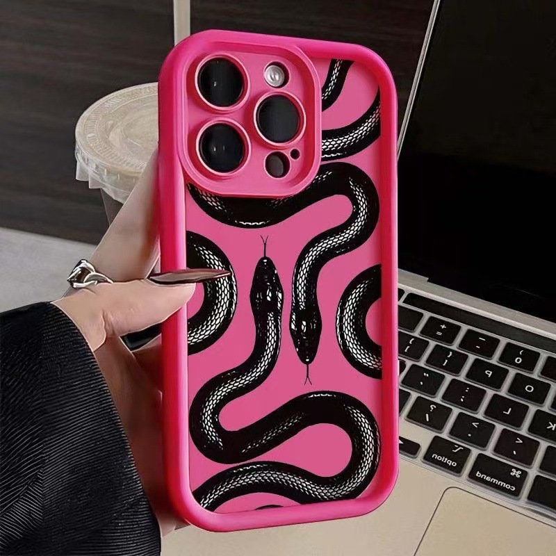 Funda para teléfono móvil iphone16pro de estilo europeo y americano Apple 15 anti-caída 14promax personalidad 13 nuevo 12/11