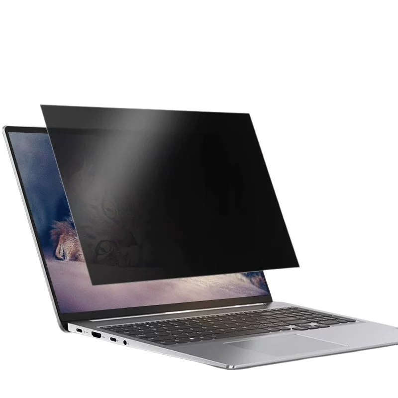 Laptop, protective screen, retroreflective LCD display