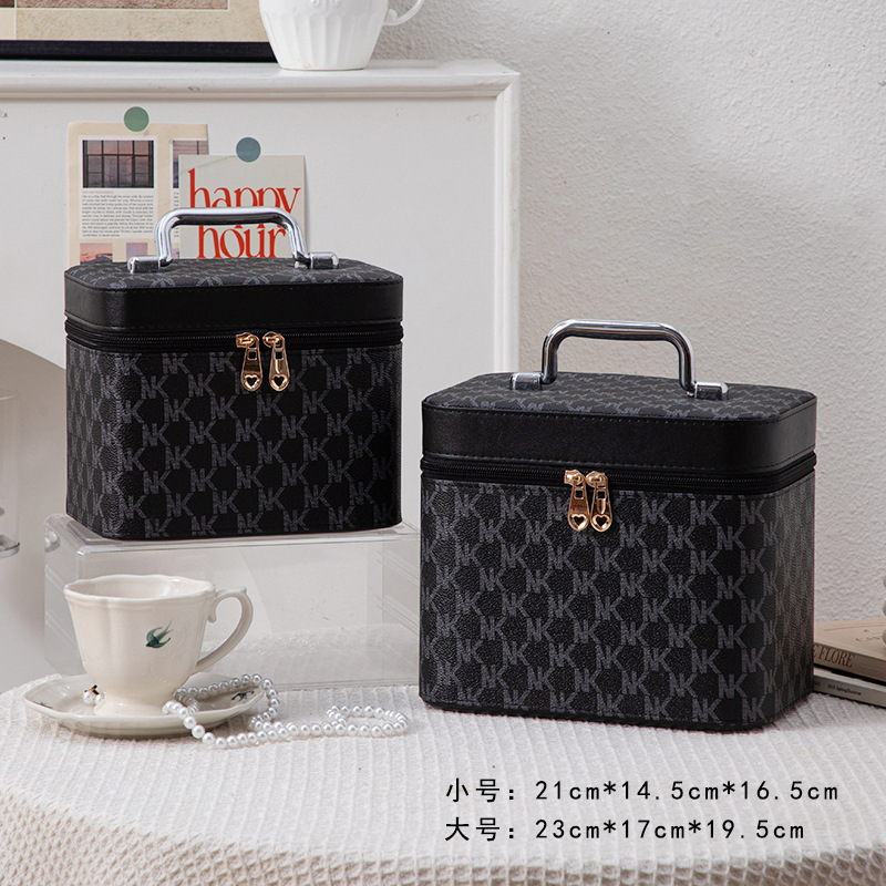 Caja de maquillaje de recuerdos de boda Caja de regalo Productos para el cuidado de la piel del hogar de gran capacidad para organizar maletas Almacenamiento de belleza